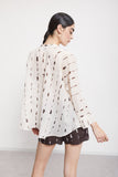 Ottod'Ame Printed Blouse in Latte