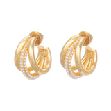 Talis Chains Claw Earrings in Pearl