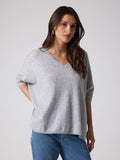 Not Shy Aimee Jumper in Grey