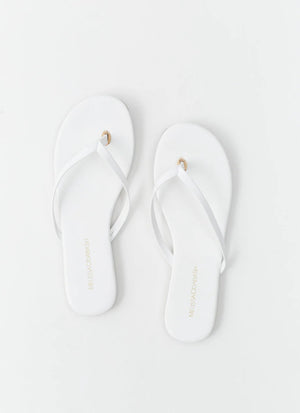 Melissa Odabash Sandals in Ivory