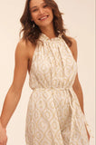 Sundress Sophie Jumpsuit in White Gold