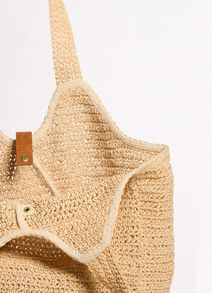 Seafolly Mirage Woven Tote in Natural