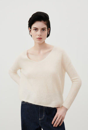 American Vintage Tyji Knit in Pearl