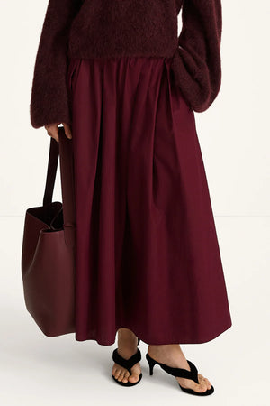 Style In Jorina Skirt in Bordeaux