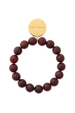 Vanessa Baroni Beads Flex Bracelet in Bordeaux
