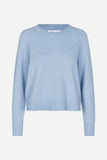 Samsoe Charlotte Sweater in Light Blue