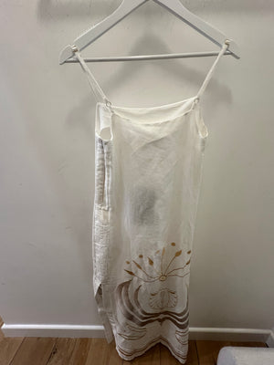 Aether Concept Dress in White Gold