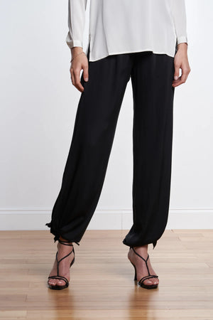 Silk 95 Five Pondy Pants in Black