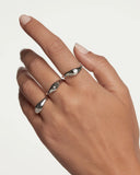 Pdpaola Sugar Ring Set in Silver