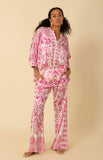 Hale Bob Frankie Charmeuse Pants in Pink