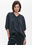 Zenggi Oversized Top in Charcoal