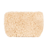 Helen Moore Fur Make Up Bag in Cream