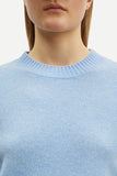 Samsoe Charlotte Sweater in Light Blue