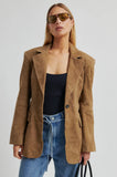 Second Female Suellen Suede Blazer in Oak