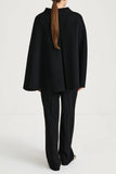 Style In Thea Cape Jacket in Black