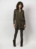 Dante 6 Verona Silk Tunic in Olive