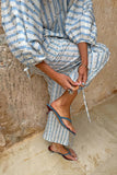 Never Fully Dressed Denim Sandal Mule in Denim