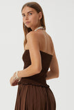 Charlie Joe Taro Top in Chocolate