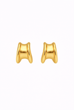 Talis Chains Stockholm Hoops in Gold