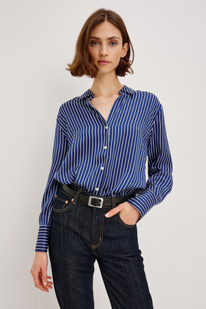Rails Dorian Shirt in Navy