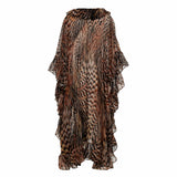 Devotion Kaftan Dress in Animal Print