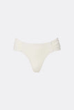Malina Signature Low Rise Bikini Bottoms in Vanilla