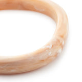 Vanessa Baroni Soft Edge Bangle in Creme Brulee Marble