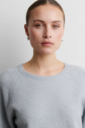 Second Female Gabby Short Sleeve O-Knit in Quarry