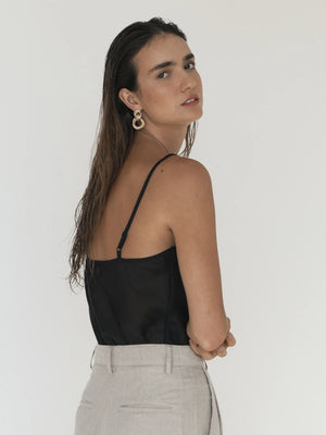 Luciee Frangipani Top in Black