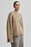 Second Female Cler Knit O-Neck in Oak