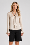 Silk 95 Five Bambini Top in Bone