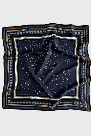 Le Scarf Zodiac Galaxy Scarf in Navy