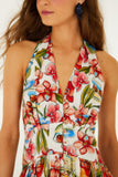 Farm Rio Cocktail Maxi Dress in Off White