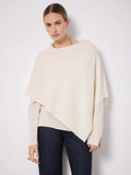 Not Shy Auguste Poncho in Ecru