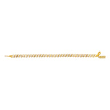 Talis Chains Ridged Tennis Bracelet in Gold
