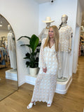 Valerie Khalfon Rival Dress in Beige
