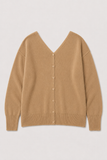 Solocascmir Button Jumper in Camel