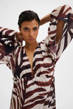 Malina Joseline Maxi Kaftan in Brown