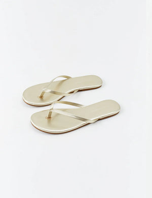 Melissa Odabash Sandals in Gold