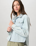 Paige Natalia Shacket in Windward Blue
