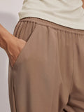 Varley Oakland Taper Pant in Taupe
