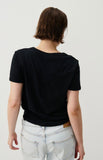 American Vintage Gamipy Short Sleeve Top in Black