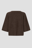 Second Female Gabby Short Sleeve Knit in Demitasse