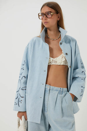 Charlie Joe Alana Jacket in Denim