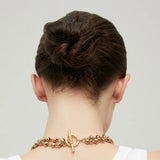 Gas Bijoux Collier Atik Double Chain in Gold
