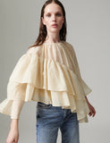 Day Birger Et Mikkelson Toro Linen Top in Rice