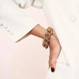 Vanessa Baroni Flat Chain Bracelet in Biancone Marble