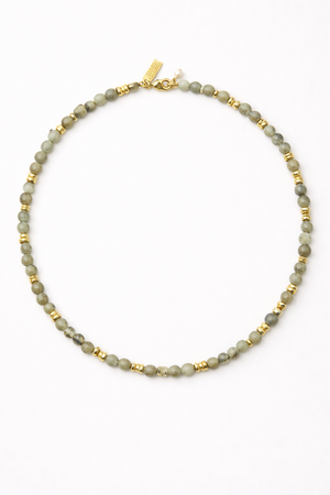 Talis Chains Jaipur Choker in Labradorite Gold