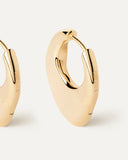 Pdpaola Volcano Hoops in Gold