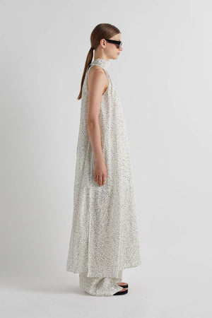 Mei Meij Dress in White Black